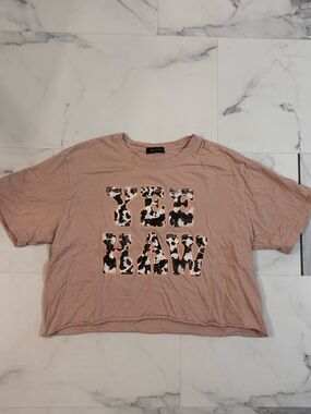 🐮Zutter🐮 Cropped Yee Haw Tee
